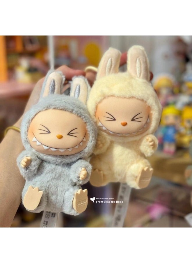 Generic - Bubble Mart Heart Macaron 2nd Generation Sitting Party Vinyl Face Plush Doll Toy Blind Box-Height:1 Random - Image 1