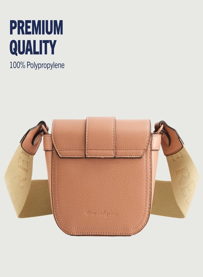 True Religion Women's Crossbody Bag, Mini Purse Handbag with Adjustable Shoulder Strap and Coated Hardware, Pink - Image 5