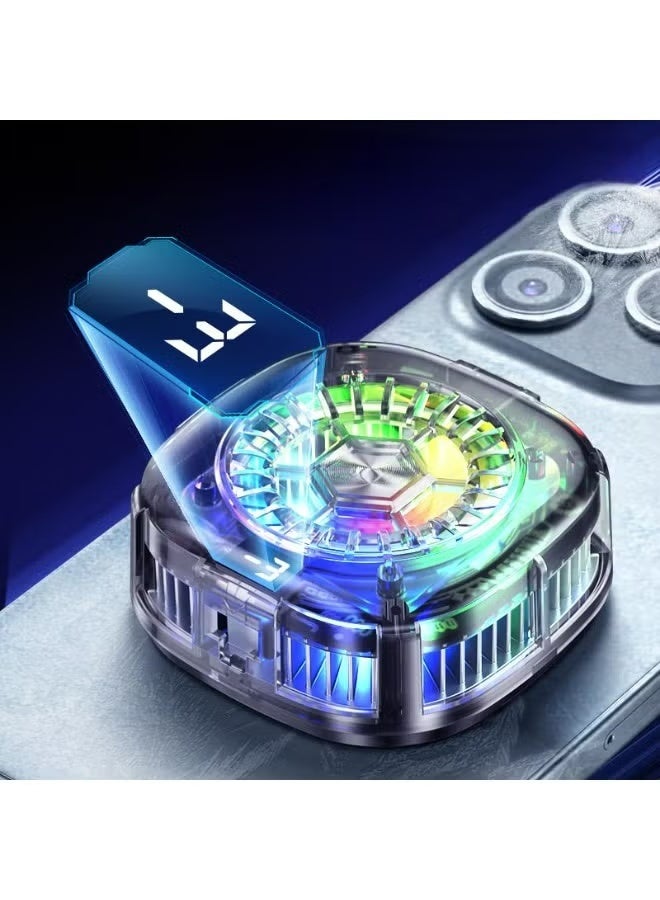 Magnetic mobile phone cooler, iPad mobile phone cooling fan with semiconductor cooling chip, universal mobile phone radiator suitable for Tiktok live broadcast, outdoor Vlog, mobile games - Image 4