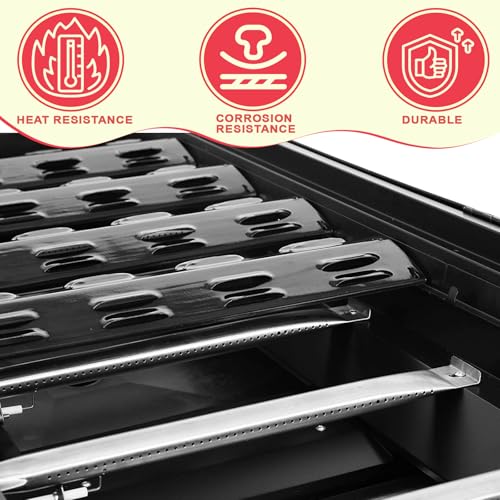 DcYourHome Heat Plate Replacement Parts for Select Outdoor Gourmet Gas Grill Models, for Royal Gourmet 8-Burner Gas Grill, Outdoor Gourmet Parts FSOGBG3002, FSOGBG3000, FSOGBG1203, Porcelain Steel - Image 4