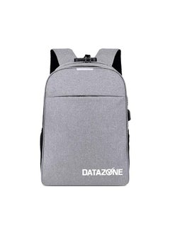Datazone Laptop Backpack School And University Backpack Anti Theft Multi Purpose Anti Theft Backpack Dz 2064 Gray  - Image 1