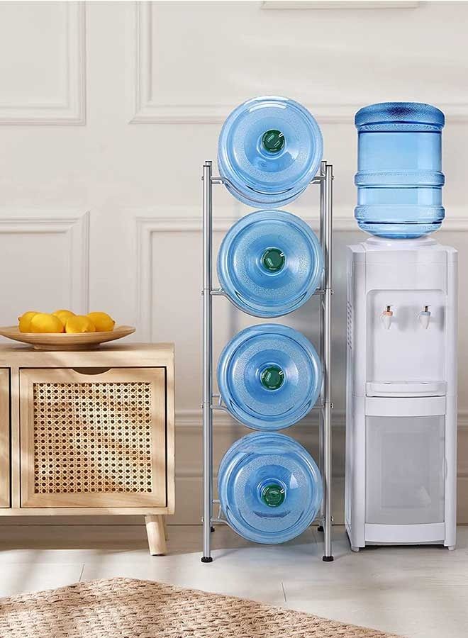 CityRiya-Long 4 Tier Water Bottle Stand 5 Gallon Water Bottle Holder Water Bottle Storage Rack For Office Home And Kitchen - Image 3