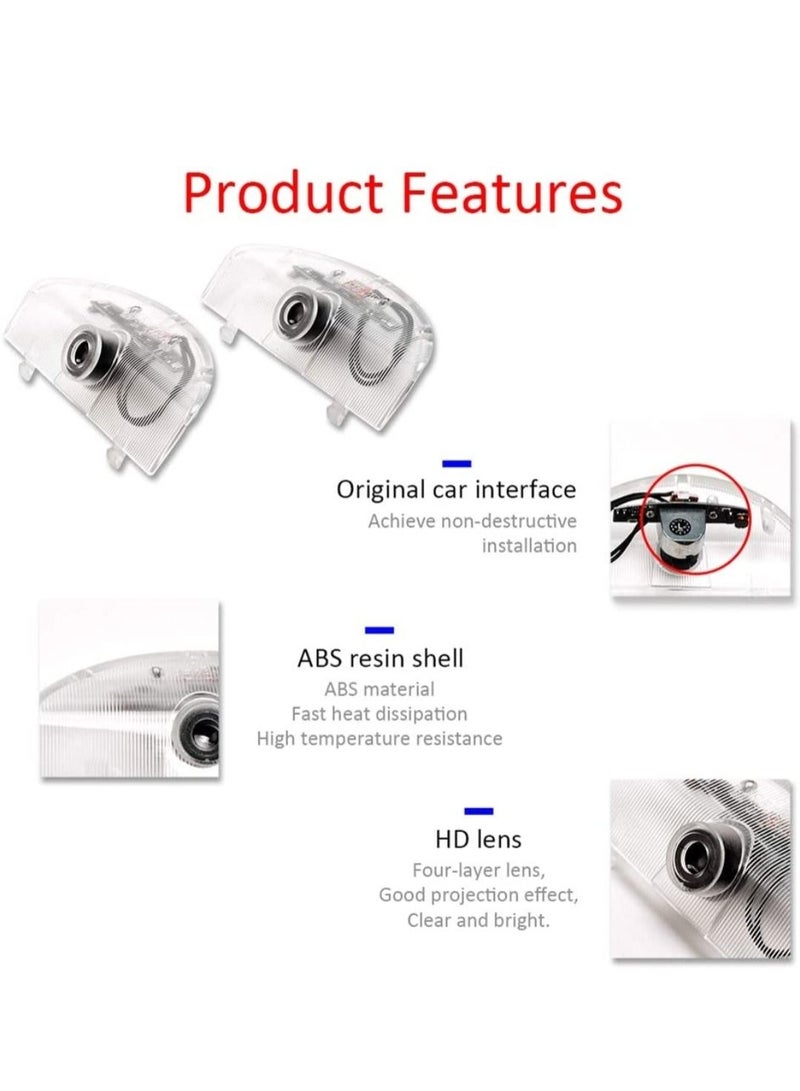 Generic Mitsubishi Pajero Door Logo Light Welcome Projector Light Pajero Accessories HD Lens Fit Mitsubishi Montero PAJERO 4 2 3 V33 V87 V93 V97 Ghost Shado Light Puddle Light Accessories  - Image 3