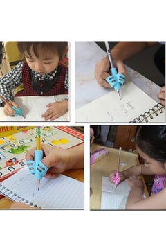 Generic Pencil Grips  DMFLY Pencil Grips For Kids Handwriting, Children Pen Writing Aid Grip Set Posture Correction Tool For Kids Preschoolers Children  Hollow Ventilation Design  3 Pcs  - Image 5