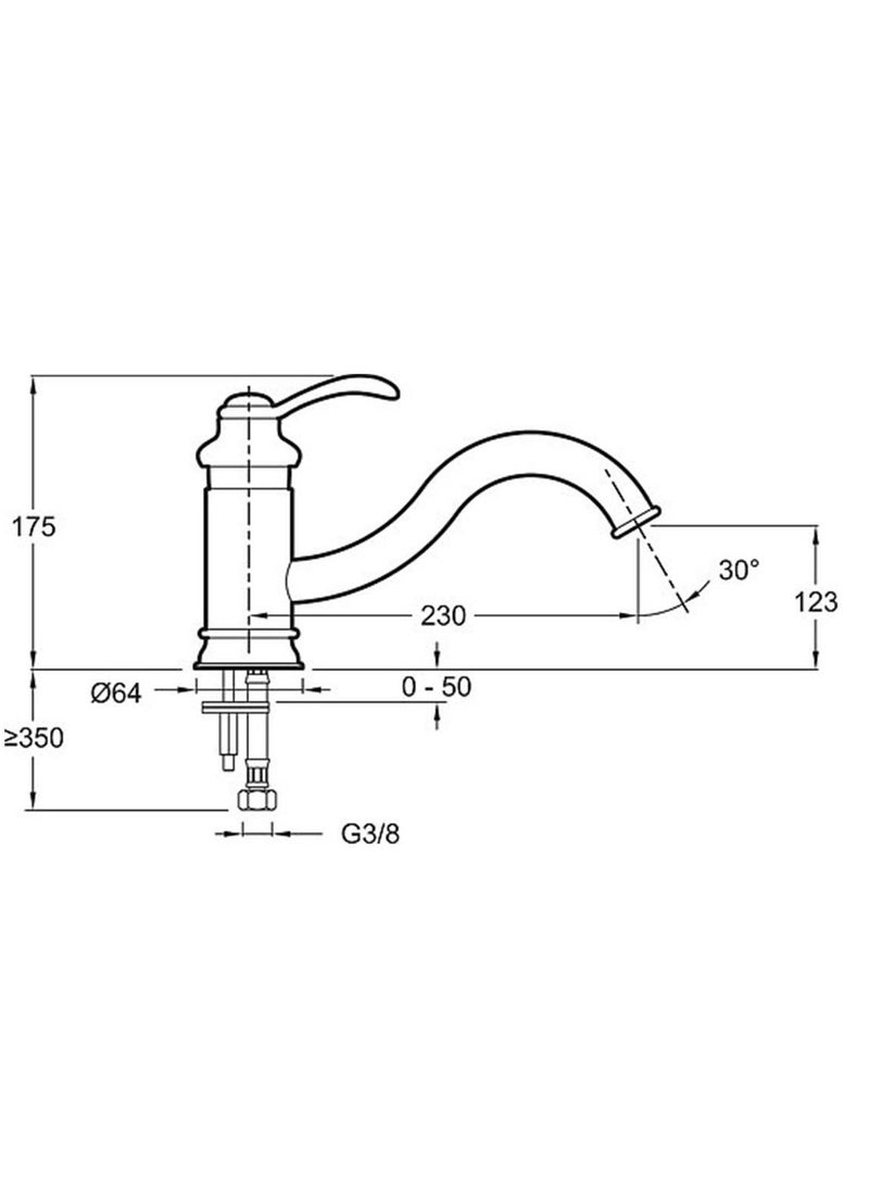 Jacob Delafon Mixer  Basin Jacob Delafon Fairfax E76090 - Image 2