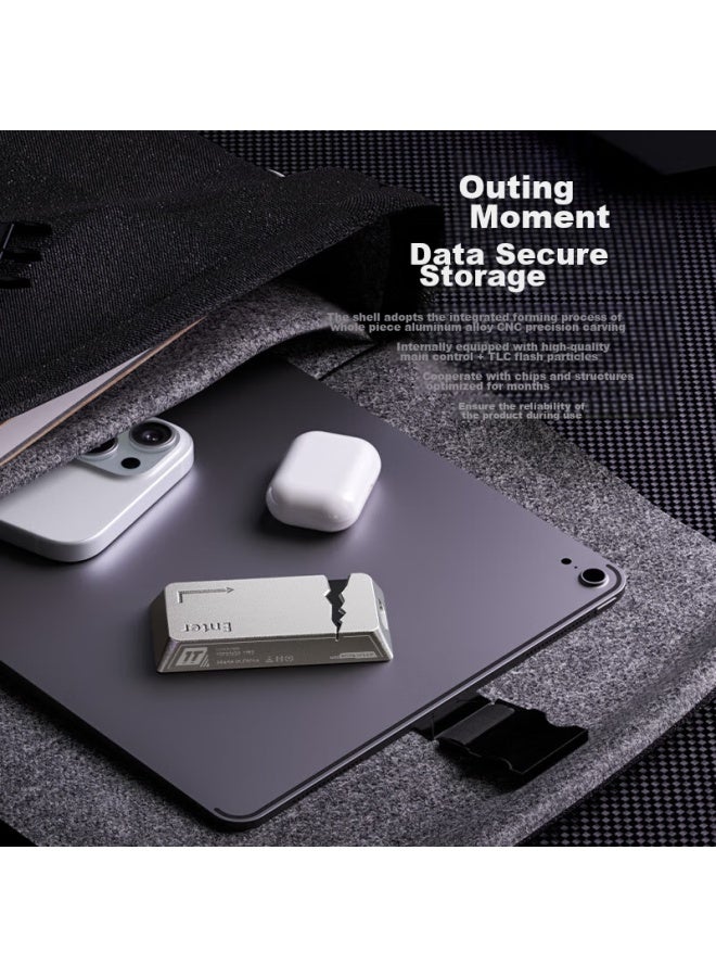 MOVESPEED Move Speed 1tb Portable Solid State Drive Ssd External Hard Drive, Magnetic Phone Compatible, Supports Iphone 16 Pro Max Direct Connection, Read Speed 2060mb/s - Image 4