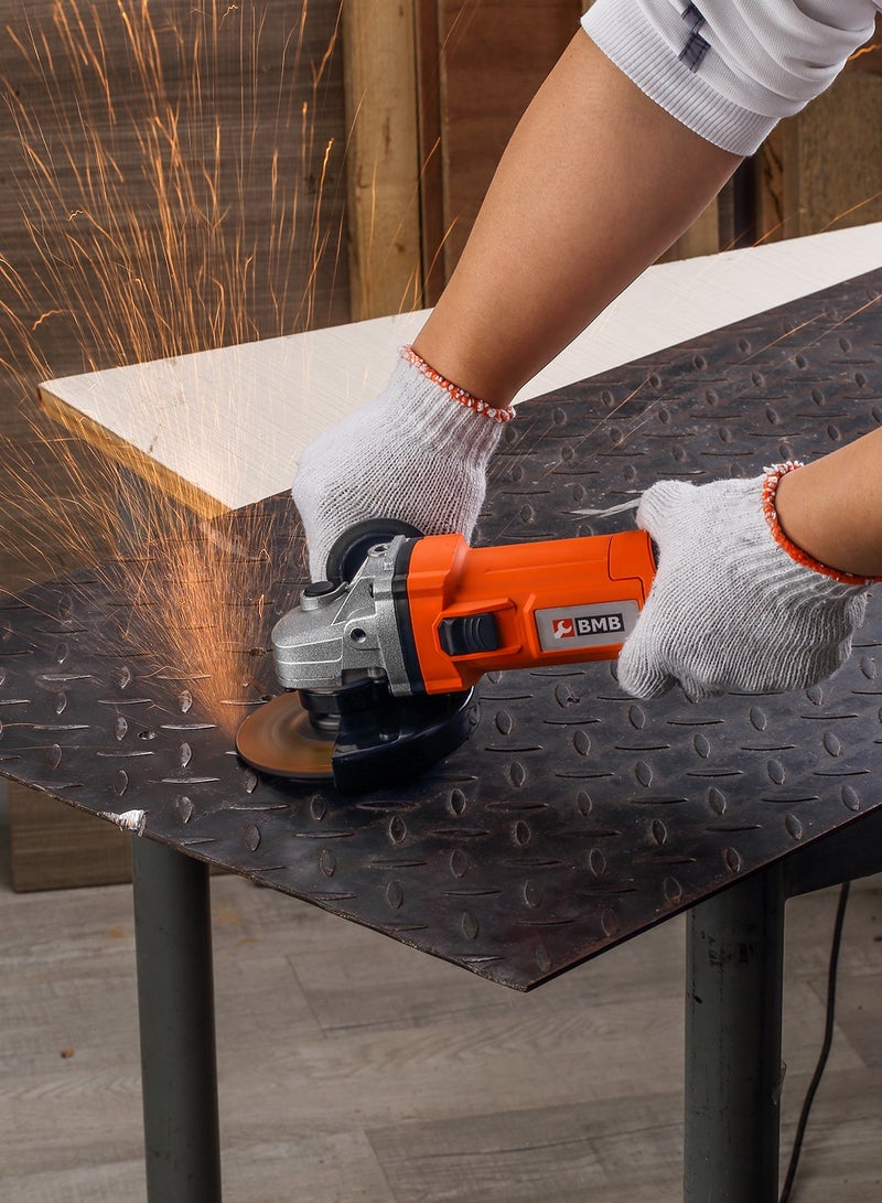 BMB tools Angle Grinder 4.5Inch - 750W | 115mm, 11000min, Power Angle Grinders for Cutting and Grinding Metal Stone Wood grinder tool  - Image 5