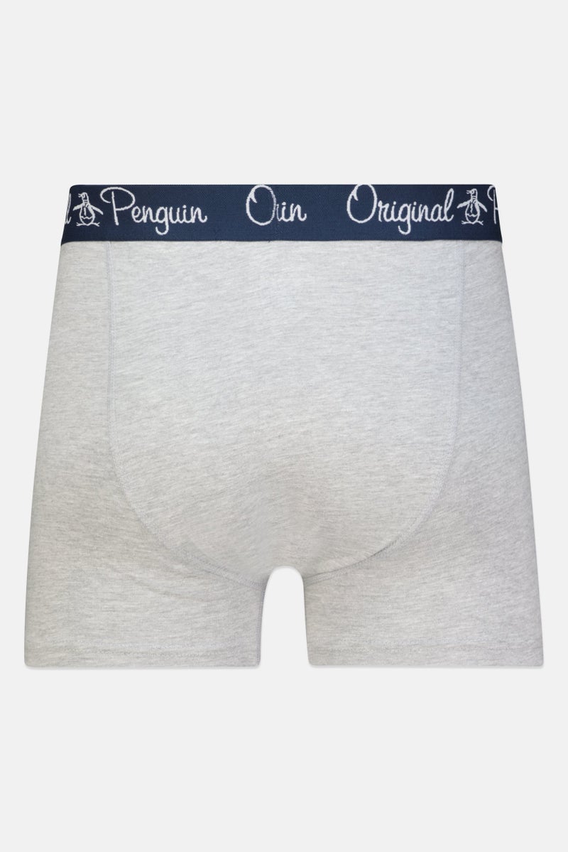 Penguin Men 3 Pack Brand Logo Trunks, Multicolor - Image 4