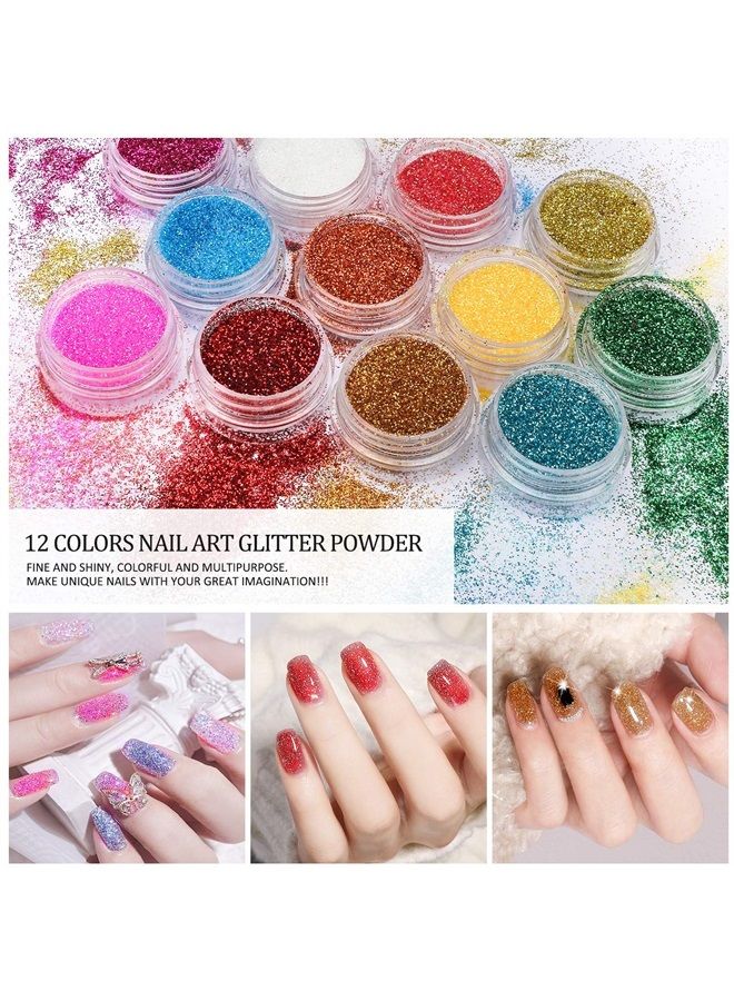 morovan Acrylic Nail Kit - 3 Colors Acrylic Powder and 42 Colored Acrylic Powder with Everything Acrylic Nail Brush Nail Tips Nail Art Supplies for Acrylic Nails Extension Beginner kit - Image 5