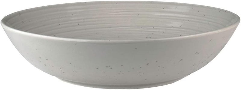 Sango Siterra Artists Blend Stoneware Pasta Bowls Set of 4 Multi Assorted Colors Featuring Soft Gray Blue Green and Ivory for Everyday Dining  Entertainment Microwave  Dishwasher Safe - Image 2