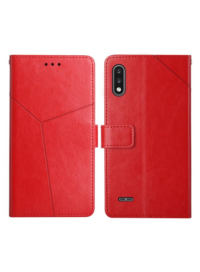 S-TOP Case For LG K22 Y Stitching Horizontal Flip Leather Phone Case - Image 1