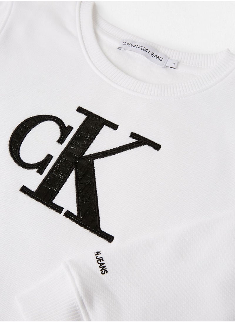 Calvin Klein Jeans - Kids Logo Sweatshirt - Image 1