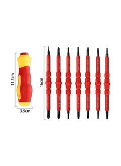DEFAONS 8 Pc Screwdriver Set, Two way Head Changeable Professional Multipurpose Insulated Screwdriver Series  Defaons  - Image 2
