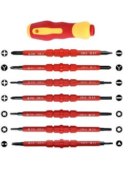 DEFAONS 8 Pc Screwdriver Set, Two way Head Changeable Professional Multipurpose Insulated Screwdriver Series  Defaons  - Image 4