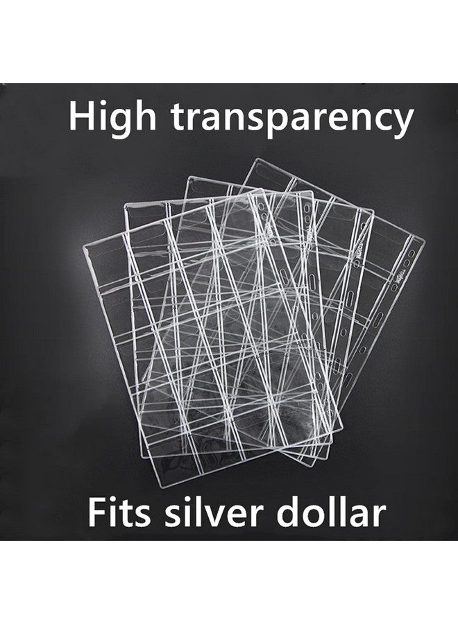 MUDOR 200 Pocket Coin Pages for Collectors, Standard 9-Hole Coin Collection Pages fit Most Binder, Coin Collecting Supplies, 10 Sheets Coin Sleeves for Coin, Stamp, Badges etc (20 Pocket -10 Sheets) - Image 2