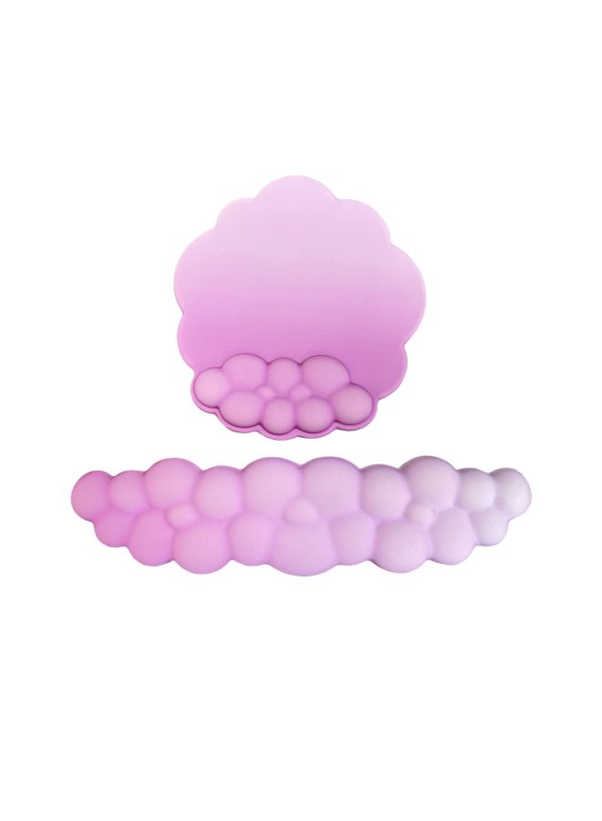 Amazon Cloud Gradient Silicone Wrist Mouse Pad Memory Foam Leather Keyboard Bracket Office Hand Bracket Wrist Pad 