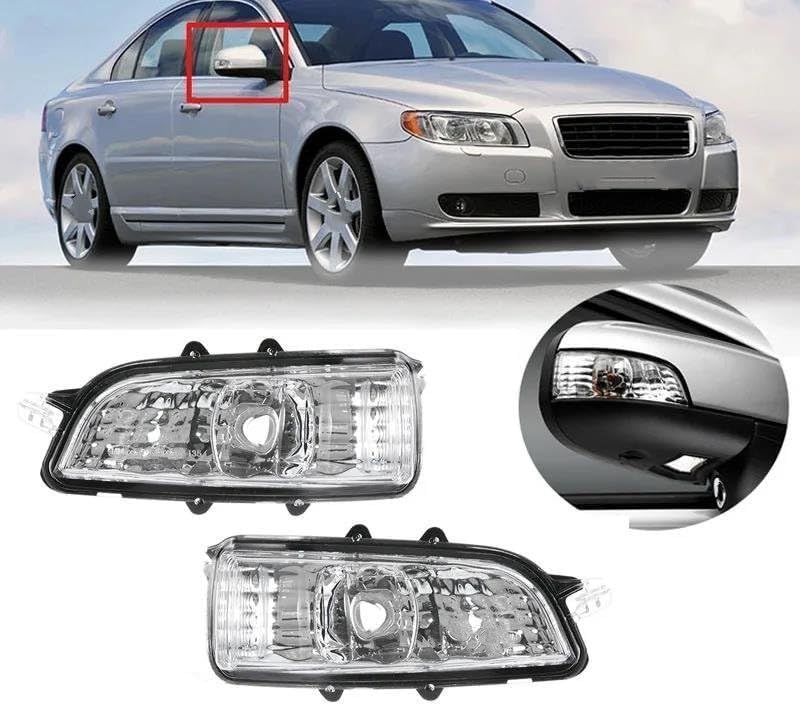 Wivplex Car Side Mirror Turn Signal Lamp for Volvo - Image 2
