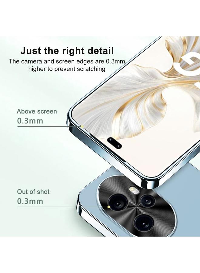 اس-توب جراب لهاتف Honor Magic6 Pro AG مصنوع من الأكريليك المصقول المطلي بالكهرباء - Image 3