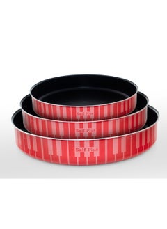 Saif Plus 3 Pieces Saif Plus Oven Tray Set High Thickness Non-Stick Baking Trays 38-34-28  - Image 1