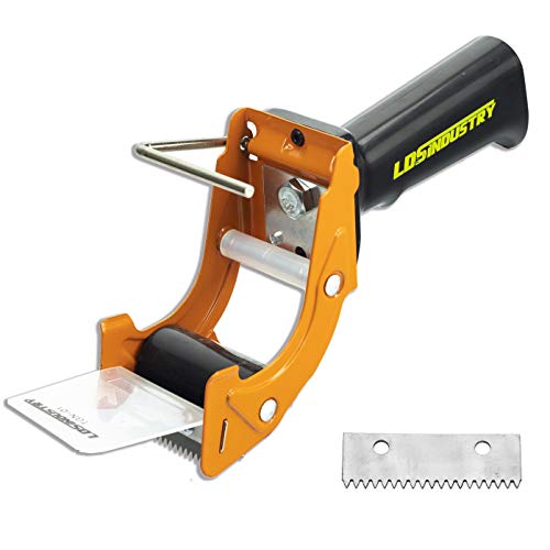LDS Industry Rapid-Replace Packing Tape Dispenser Gun with Extra Blade by LDS Industry, 2 in (50mm) Lightweight Ergonomic Industrial Handheld Heavy Duty Tape Cutter for Carton, Packaging and Box Sealing, Orange - Image 1