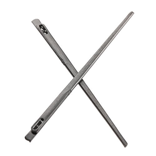 dophee 2Pcs Sewing Leather Needle Manual Lacing Threading Two Prong Steel Needle LeatherCraft Tool Handmade Leather Tools DIY Skin Tool - Image 3