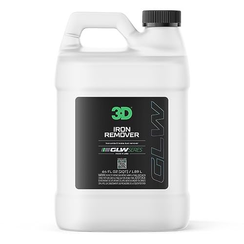 3D Iron Remover GLW Series | DIY Car Detailing | Hyper Effective Wheel Decontamination | Removes Iron Particles, Dirt, Brake Dust | Rapid Results | Ultimate Iron & Surface Contaminate Eliminator, 64oz - Image 1