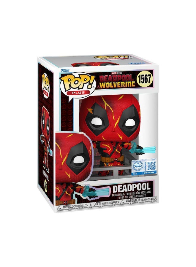 Funko POP! Plus Marvel Deadpool & Wolverine Deadpool (Finale) Vinyl Bobblehead (9.9 cm) - Image 1