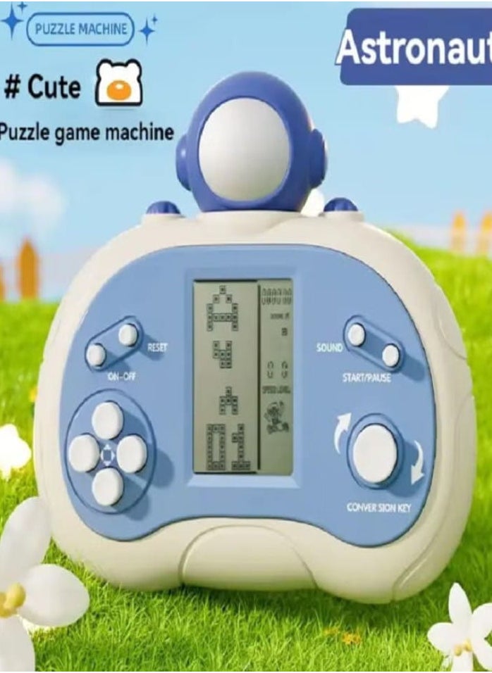 Generic - Portable Brick Classic Game Console Built-in Classic Games Puzzle Game Console for Kids - Best Gifts for 2025 (Astronaut) - Image 1