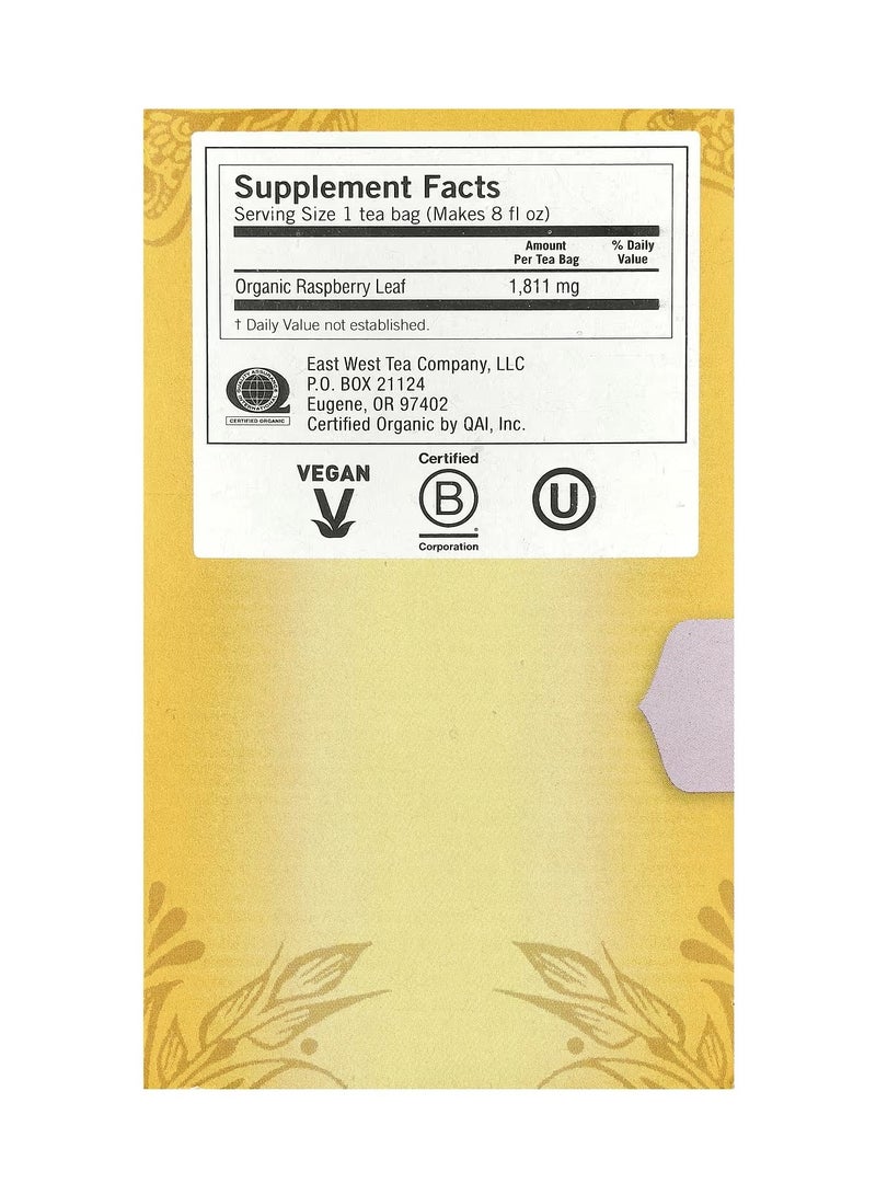 يوغي ورق توت العليق خالي من الكافيين 16 كيس شاي -29 جم - Image 3