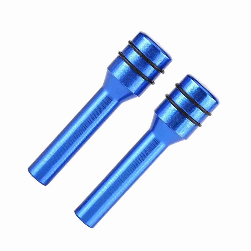 2Pcs Aluminum Alloy Universal Car Truck Interior Door Lock Knob Pull Pin Covers - Image 3