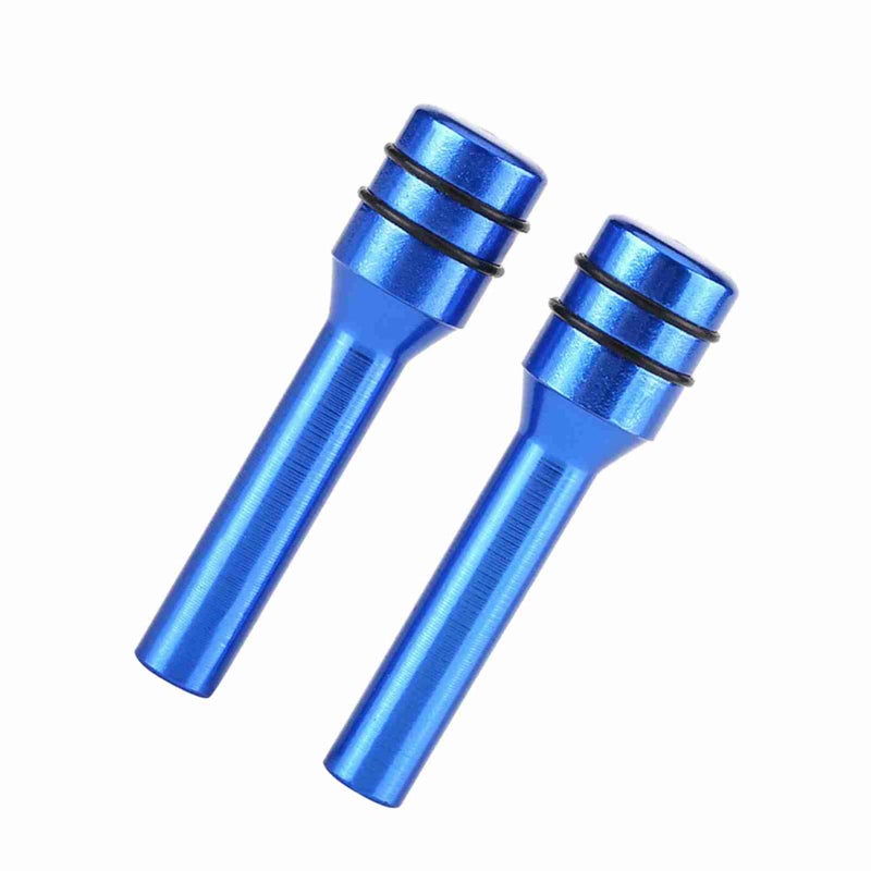 2Pcs Aluminum Alloy Universal Car Truck Interior Door Lock Knob Pull Pin Covers - Image 4