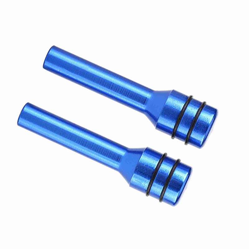 2Pcs Aluminum Alloy Universal Car Truck Interior Door Lock Knob Pull Pin Covers - Image 2