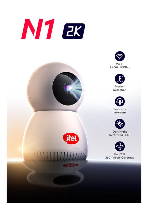 360 Degree Smart Wi-Fi Camera 2k Motion Detection & Human Detection Night Vision