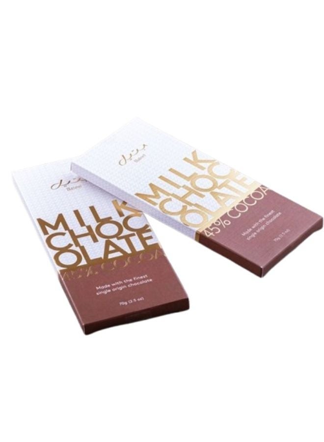 Bateel Milk Chocolate Bar (Single Bar - Image 3