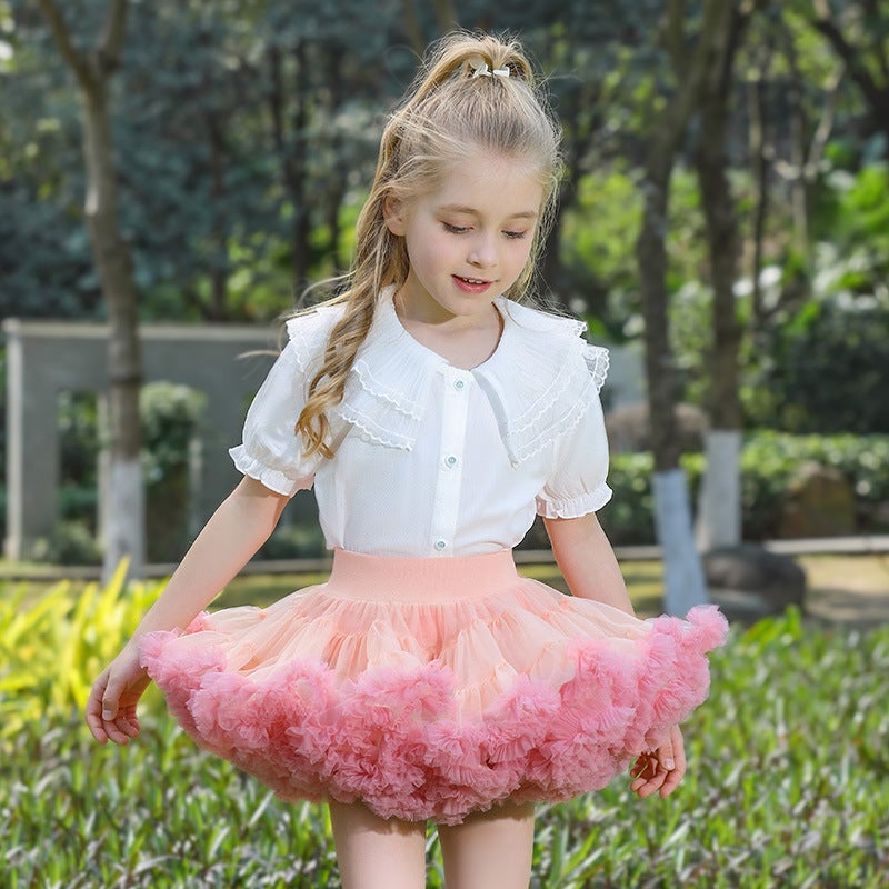 French Tutu Skirt Second Generation Girl Rabbit Skirt Skirt Skirt Baby Bump Skirt Baby Bump Protruding Princess Skirt - Image 3
