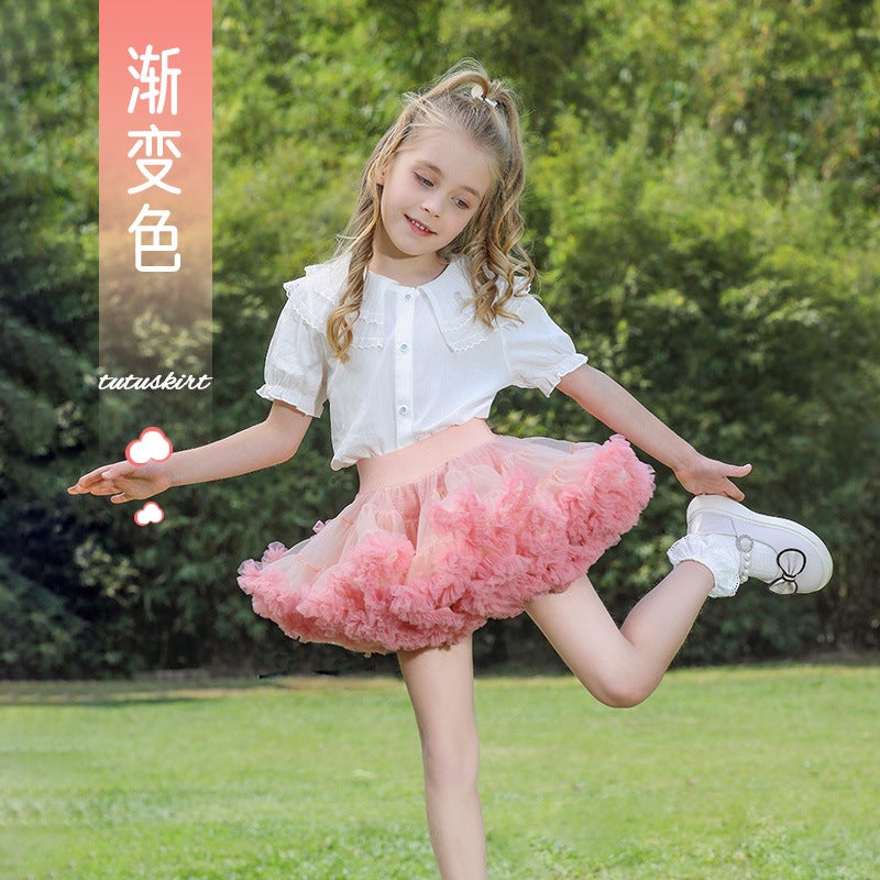 French Tutu Skirt Second Generation Girl Rabbit Skirt Skirt Skirt Baby Bump Skirt Baby Bump Protruding Princess Skirt - Image 1