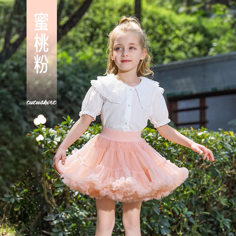 French Tutu Skirt Second Generation Girl Rabbit Skirt Skirt Skirt Baby Bump Skirt Baby Bump Protruding Princess Skirt - Image 5