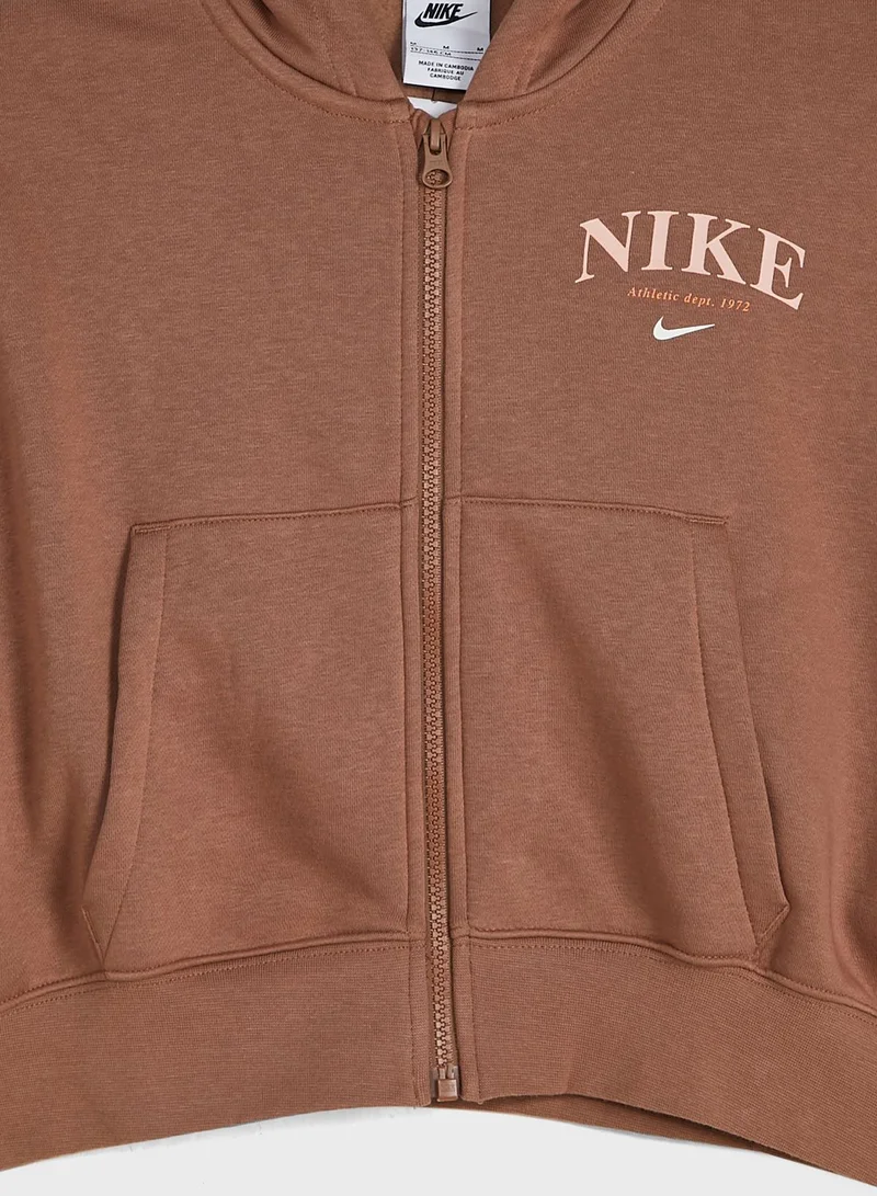 Nike Youth Nsw Trend Fleece Hoodie
