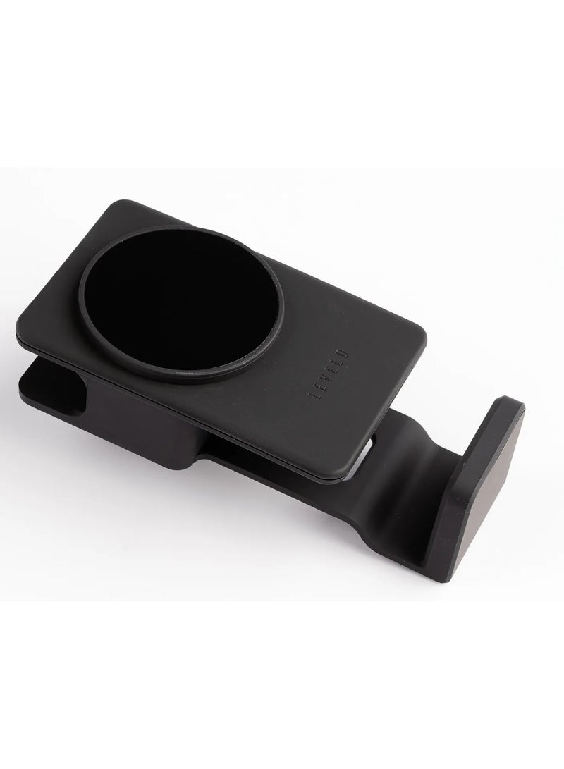 ليفيلو شاحن سيارة لاسلكي 3 في 1  اسبن - أسود - Image 1