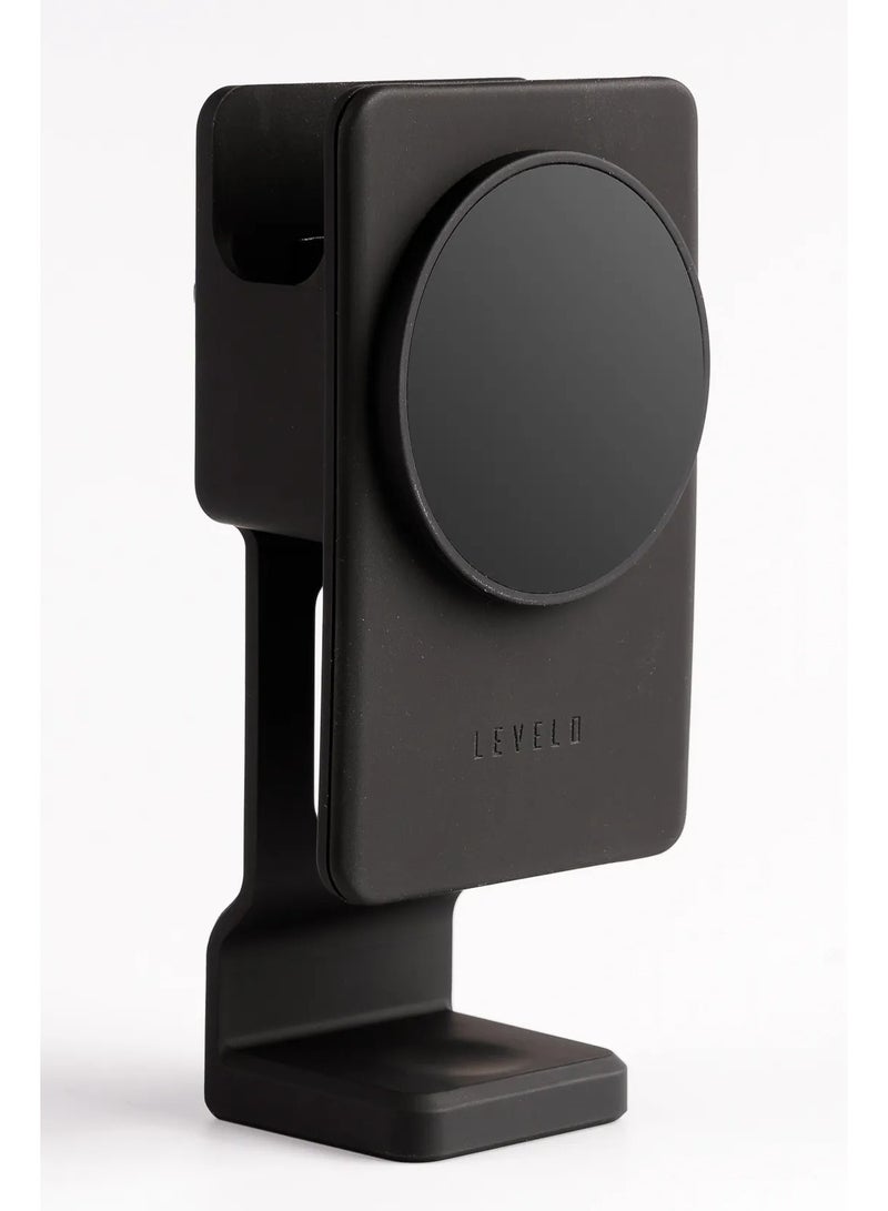 ليفيلو شاحن سيارة لاسلكي 3 في 1  اسبن - أسود - Image 5