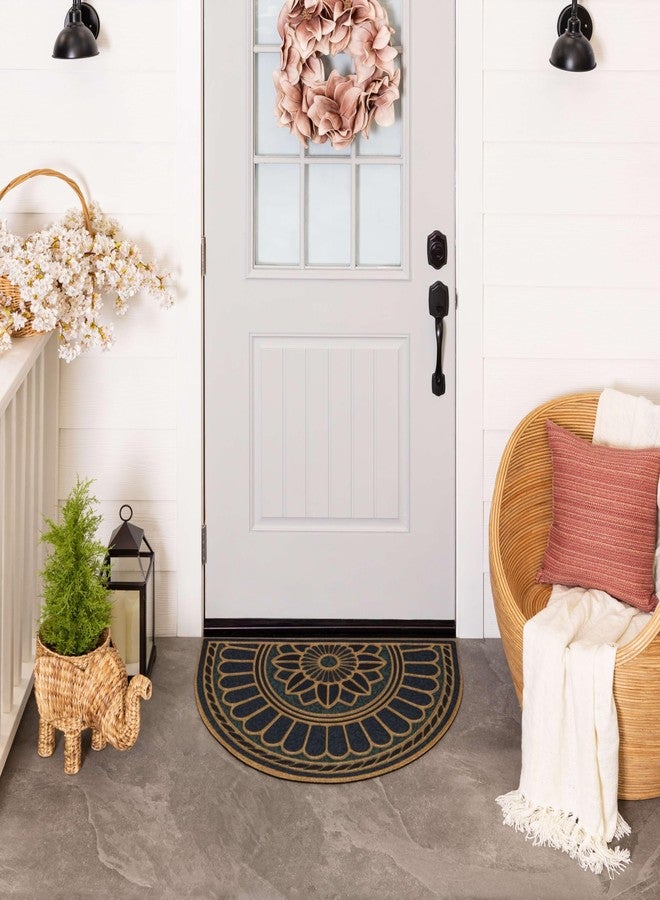 Mohawk Home Swirl Style Casual Ornamental Denim Blue 2' X 3' All Weather Outdoor Door Mat Perfect for Porch, Garage - Image 2