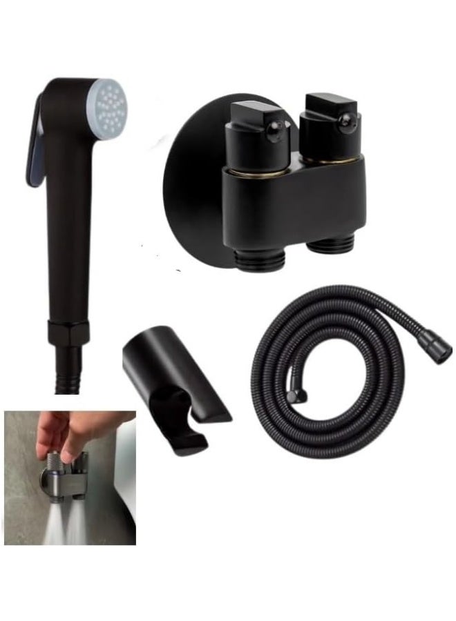 Shams Two-outlet shut-off valve and complete bidet sprayer set. - Image 4