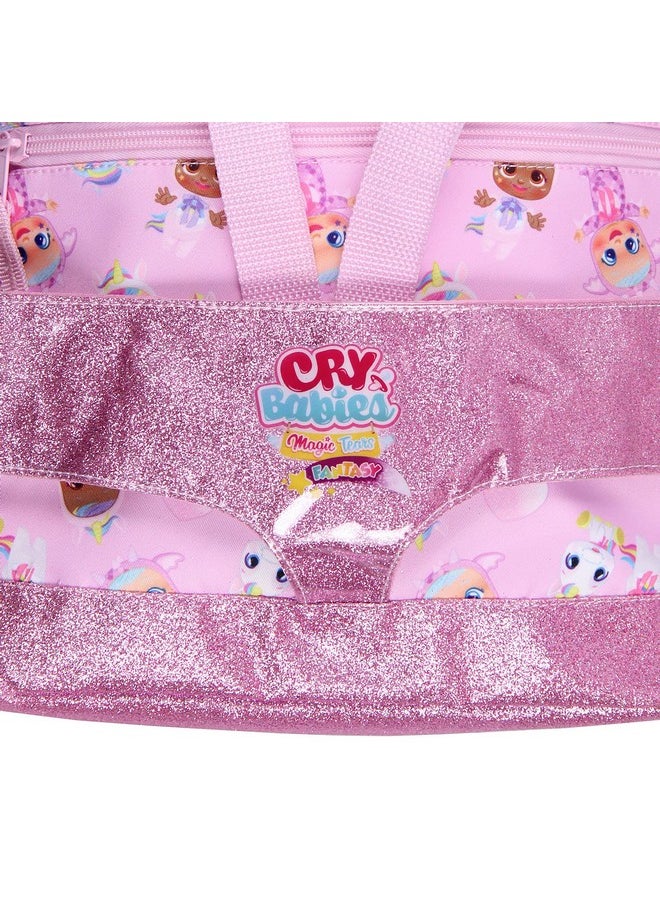 INTIMO Cry Babies Magic Tears Characters Baby Doll Carrier Dual Compartment Backpack  - Image 5
