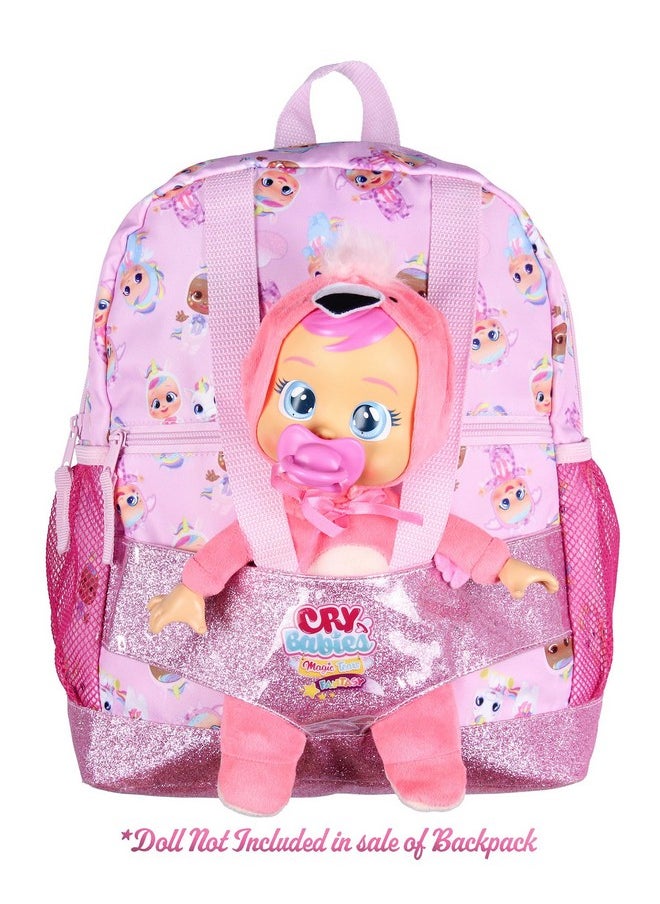 INTIMO Cry Babies Magic Tears Characters Baby Doll Carrier Dual Compartment Backpack  - Image 2