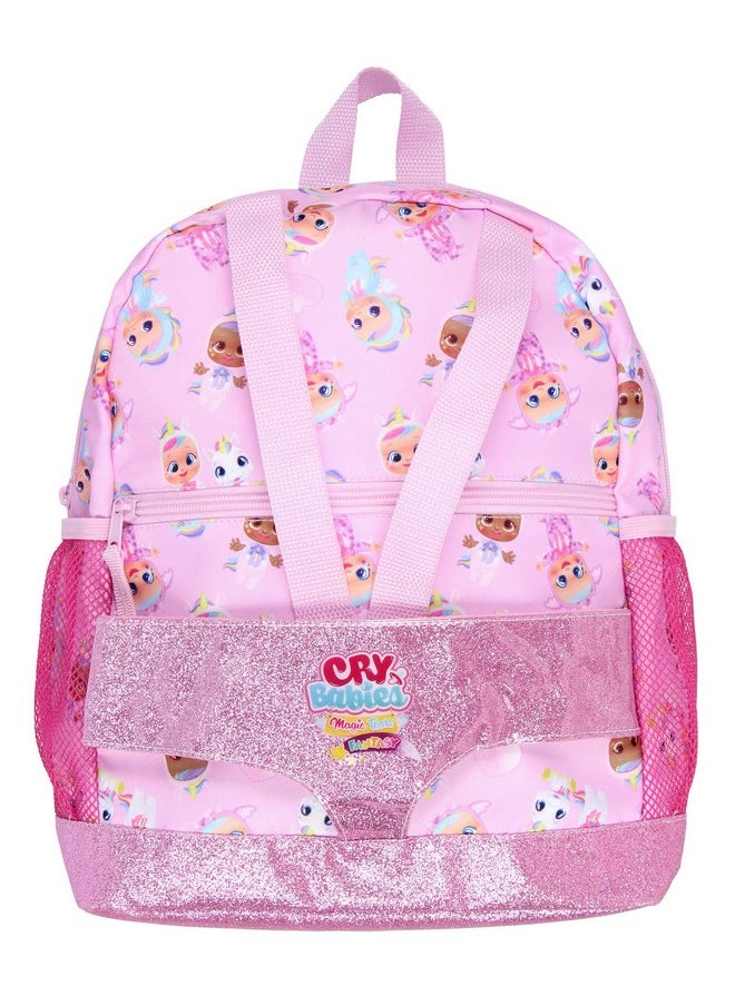 INTIMO Cry Babies Magic Tears Characters Baby Doll Carrier Dual Compartment Backpack  - Image 4
