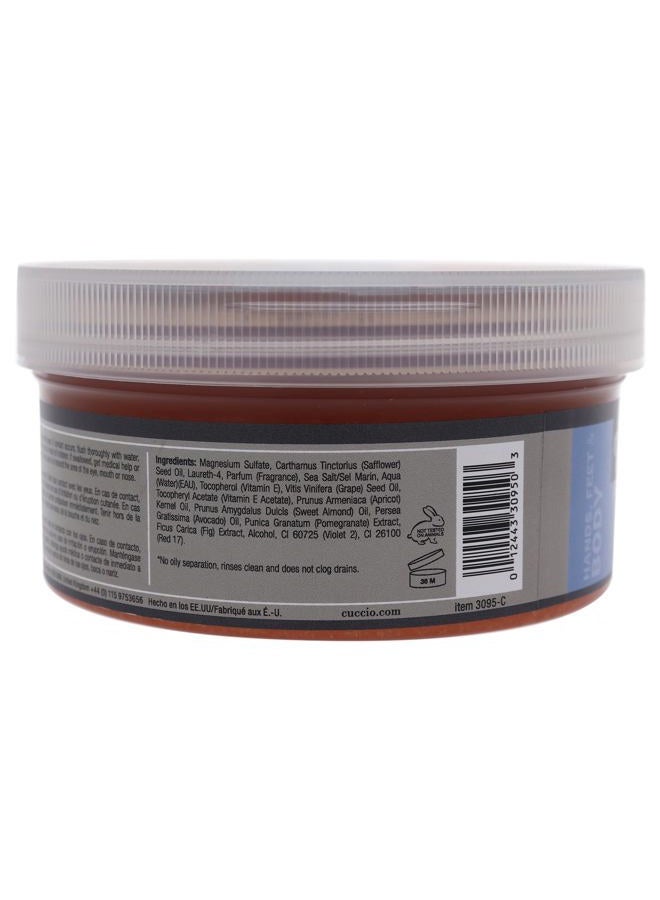 Cuccio Naturale Sea Salt Scrub - Gently Exfoliates To Remove Dead Skin Cells - Leaves Skin Supple, Radiant And Youthful Looking - Paraben And Cruelty Free - Pomegranate And Fig - 19.5 Oz - Image 2