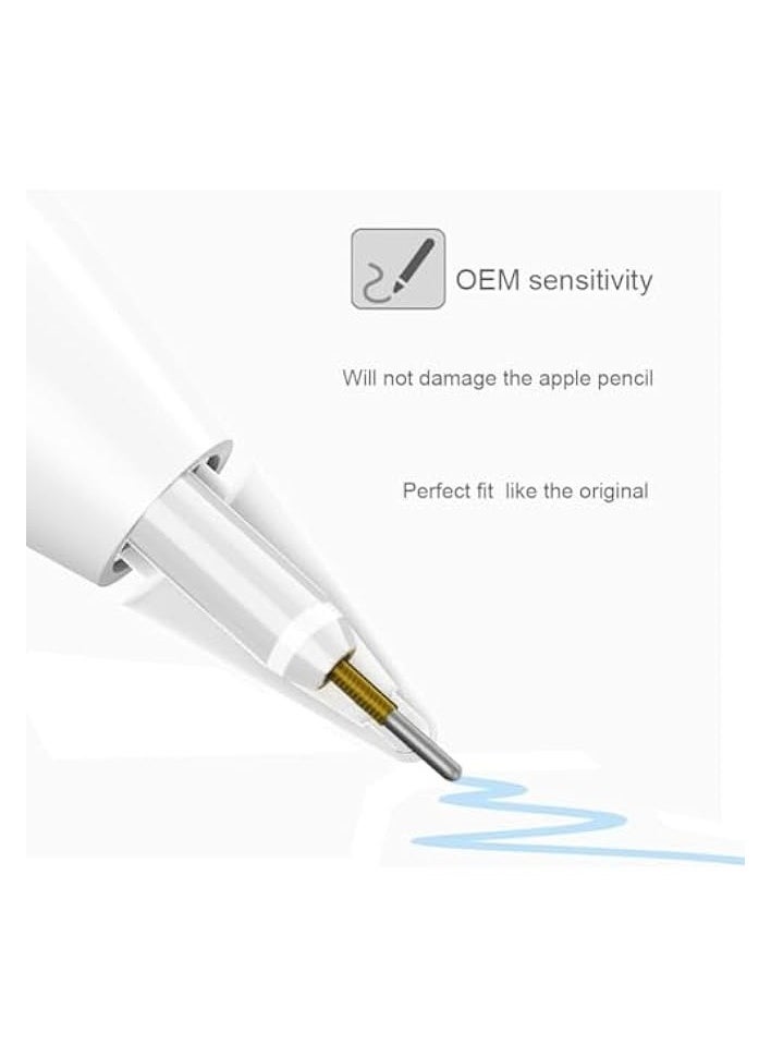 PROMASS Upgraded Replacement Tips for Pencil, Metal Tips Set Precise Control for Pencil USB C/ 2nd/ 1st Gen Pen Nib(4 Pack)  - Image 5