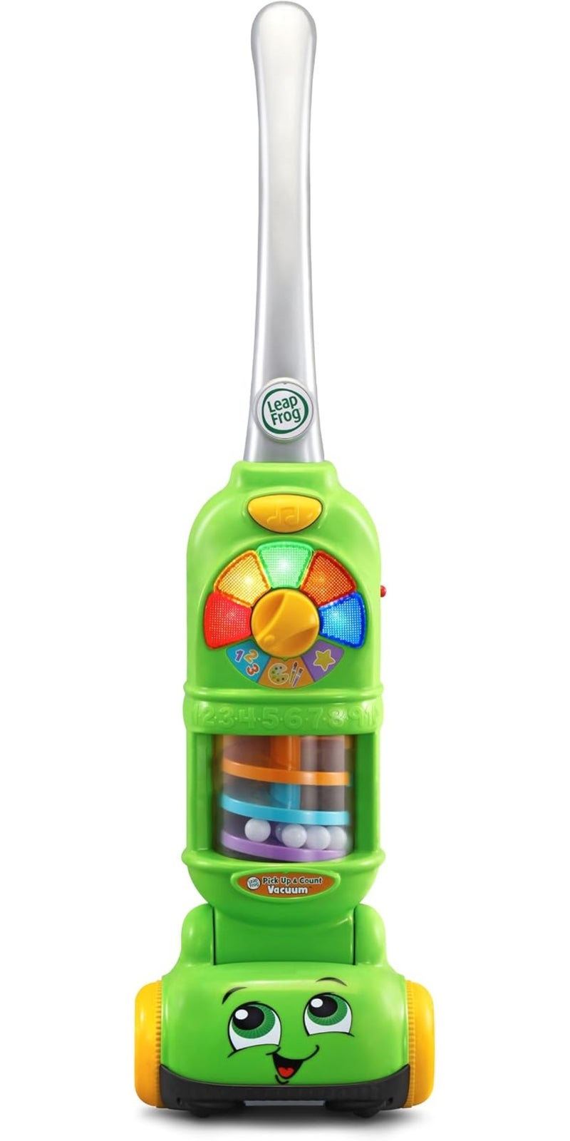 LeapFrog Pick Up & Count Vacuum, Role Play Toy with Lights, Colours & Counting, Pick Up Counters in Three modes of play, Learning Toy for Toddlers, Gift for ages 2, 3, 4+ Years, English Version - Image 1