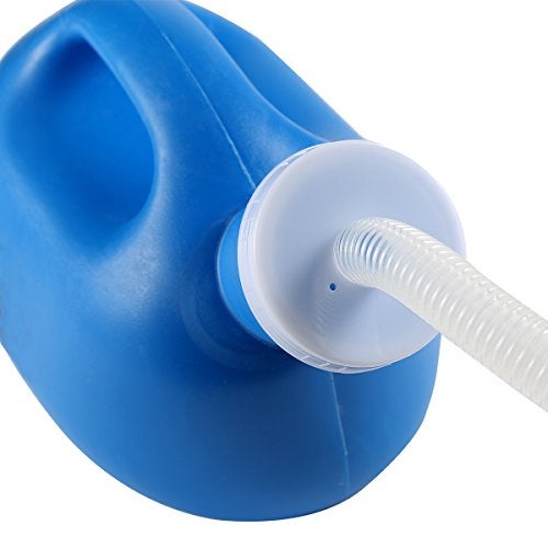 ONEDONE Portable Urinals for Women 2000ML 2 in 1 Portable Urinal for Men Urine Bottle Female Urinal for Bedridden Hospital Camping Car Travel Bedside Emergency (Blue) - Image 5
