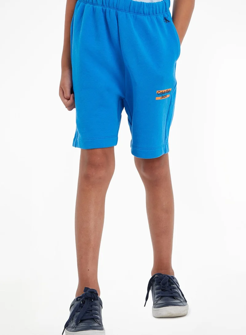 Calvin Klein Jeans Kids Mini Block Logo Shorts